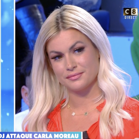 Carla Moreau apprend en direct dans "TPMP" que son ex-mari Kevin Guedj a porté plainte contre elle. C8