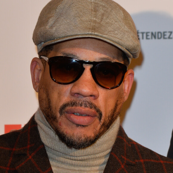 Elle venait de mourir dans un accident de la route.
JoeyStarr à l'Avant-première du film "Alibi.com" au cinéma Gaumont Opéra à Paris, le 31 janvier 2017. © Coadic Guirec/Bestimage