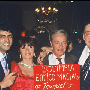 Archives : Enrico Macias et sa femme Suzy