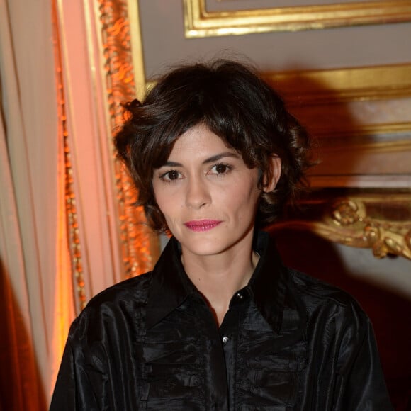 Audrey Tautou - Cocktail/dîner Longchamp à la boutique Longchamp, rue Saint-Honoré, à Paris, France, le 4 octobre 2016, lors de la Fashion Week de Paris © Rachid Bellak/Bestimage 