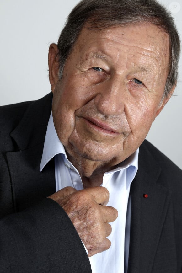 Portrait de Guy Roux lors de l'enregistrement de l'émission "Chez Jordan de Luxe" à Paris le 5 septembre 2023. © Cédric Perrin / Bestimage