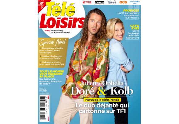 Magazine "Télé-Loisirs", en kiosques lundi 11 décembre 2023.