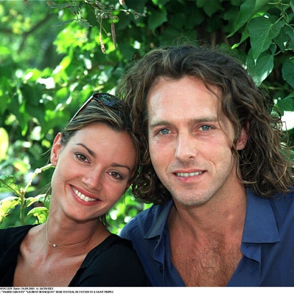 Il s'agit de Laurent Hennequin. Le couple s'est rencontré en 2001 sur le tournage de la mini-série "Méditerranée".
Ingrid Chauvin et Laurent Hennequin au 3e Festival de la fiction TV à Saint-Tropez.