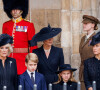 Elle aurait conseillé longuement Meghan Markle à l'époque de son entrée dans la Firme
Meghan Markle, duchesse de Sussex, Camilla Parker Bowles, reine consort d'Angleterre, Le prince George de Galles,, La princesse Charlotte de Galles, la comtesse Sophie de Wessex, Catherine (Kate) Middleton, princesse de Galles - Funérailles d'Etat de la reine Elizabeth II d'Angleterre, à Londres, Royaume Uni, le 19 septembnre 2022.
