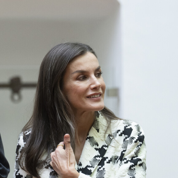 La reine Letizia d'Espagne, à l'inauguration de la Résidence Communautaire, pour personnes atteintes de troubles mentaux, "Hospital del Rey" à Tolède, Espgna, le 30 novembre 2023, 