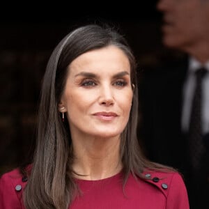 Le roi Felipe VI et la reine Letizia d'Espagne, la princesse Leonor assistent à la séance solennelle d'ouverture des Cortes Generales à Madrid 