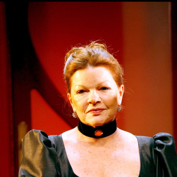 Filage de la pièce "Les demoiselles d'Avignon" avec Catherine Allégret au théâtre Rive Gauche le 21 janvier 2008.