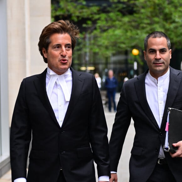 L'avocat du prince Harry, David Sherborne arrive pour le procès de piratage téléphonique du Mirror Group au Rolls Building de la High Court à Londres, Royaume Uni, le 5 juin 2023. Le prince Harry est l'un des nombreux demandeurs dans un procès contre Mirror Group Newspapers lié à des allégations de collecte d'informations illégales au cours des décennies précédentes. 