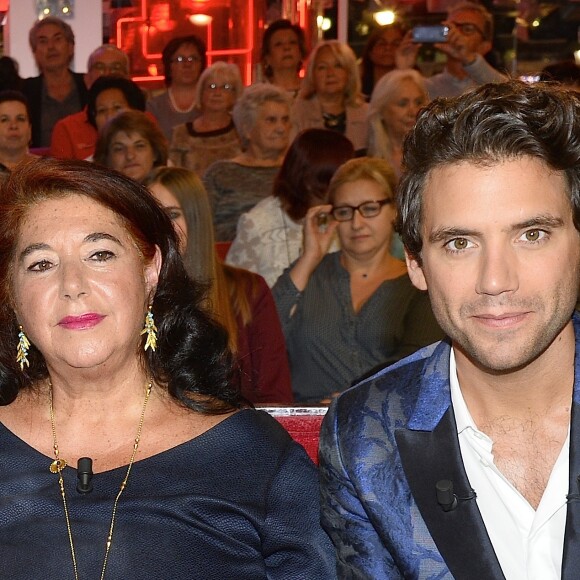 Info - Décès de la mère du chanteur Mika - Mika avec sa mère - Enregistrement de l'émission "Vivement Dimanche" à Paris le 9 Septembre 2015 et qui sera diffusée le 13 Septembre 2015. - Invités principal Mika  Taping of the French TV show "Vivement Dimanche" in Paris, France on september 9, 2015. 