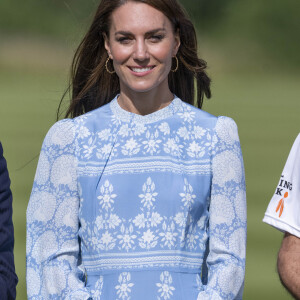 A nouveau, ses bijoux avaient fait l'unanimité. 
Catherine Kate Middleton, princesse de Galles - 6 juillet 2023.