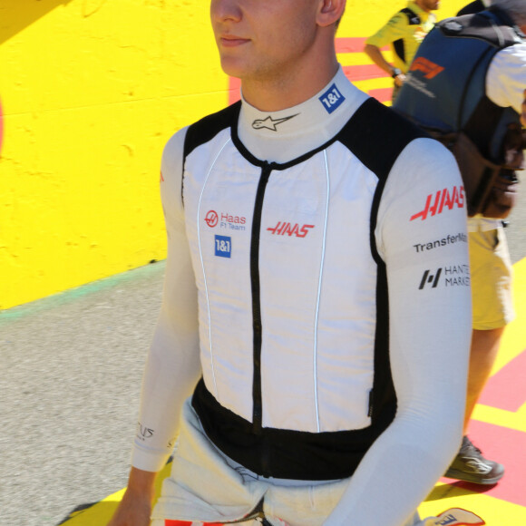 Mick Schumacher - Personnalités au Grand prix de formule 1 d'Italie à Monza le 11 septembre 2022.