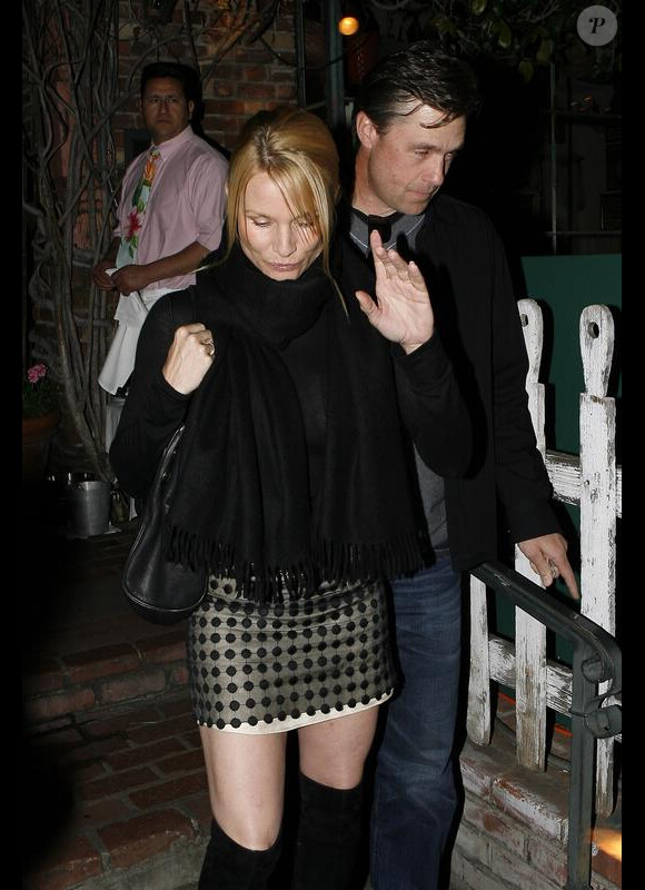 Nicollette Sheridan et son chéri Steve Pate à Los Angeles, le 11 mars 2010