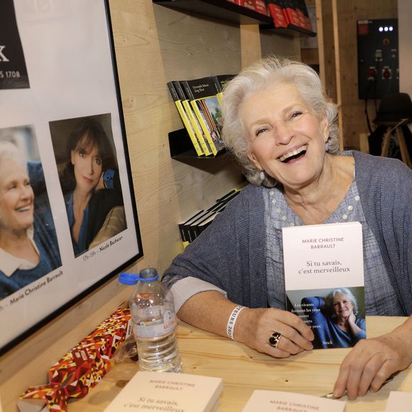 A 79 ans, la comédienne est loin d'avoir dit son dernier mot
Marie-Christine Barrault - Festival du Livre de Paris 2023 au Grand Palais Éphémère le 21 avril 2023. © Cedric Perrin / Bestimage