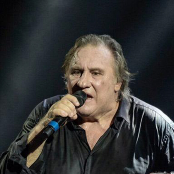 Exclusif - Gérard Depardieu s'est produit sur la scène du "Beiteddine Festival" dans le district du Chouf au Liban, le 20 juillet 2019. © Nabil Ismail / Bestimage