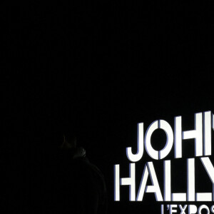 Illustrations de l'exposition "Johnny Hallyday L'Exposition" à Paris Expo Porte de Versailles. Paris, le 22 décembre 2023.