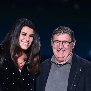 Exclusif - Karine Ferri et ses parents Helena et Claude - Surprises - Enregistrement de l'émission "La chanson secrète", présentée par N.Aliagas et diffusée le 29 décembre sur TF1 © Guillaume Gaffiot-Cyril Moreau / Bestimage 