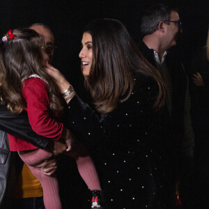 Exclusif - Karine Ferri - Backstage - Enregistrement de l'émission "La chanson secrète", présentée par N.Aliagas et diffusée le 29 décembre sur TF1 © Guillaume Gaffiot-Cyril Moreau / Bestimage 