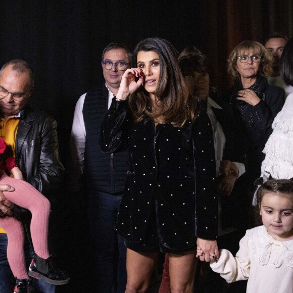 Exclusif - Karine Ferri - Backstage - Enregistrement de l'émission "La chanson secrète", présentée par N.Aliagas et diffusée le 29 décembre sur TF1 © Guillaume Gaffiot-Cyril Moreau / Bestimage 