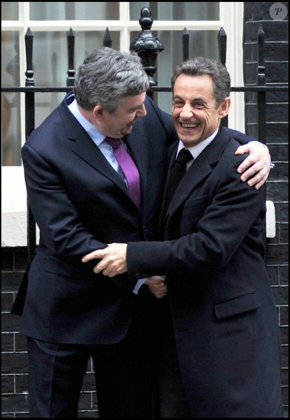 Nicolas Sarkozy rencontre Gordon Brown le 12 mars 2010