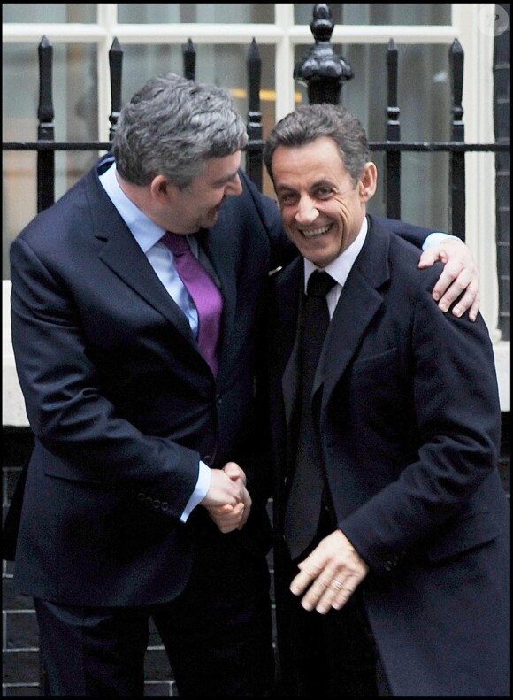 Nicolas Sarkozy rencontre Gordon Brown le 12 mars 2010