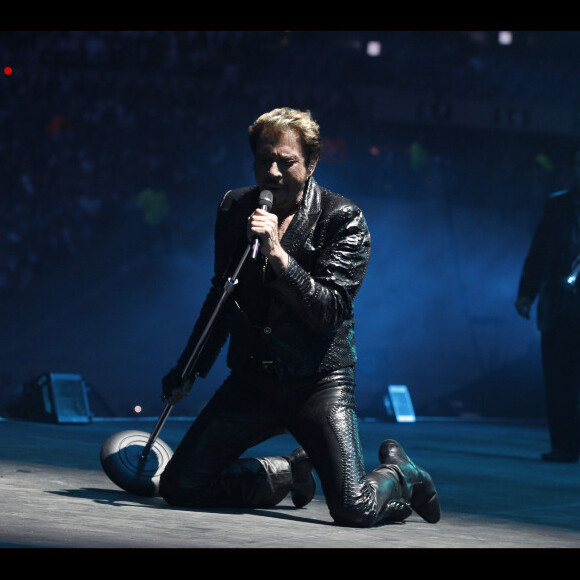 EXCLU : Johnny Hallyday en concert au Stade de France, le 17 juin 2012.