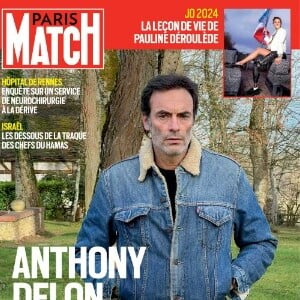 Retrouvez l'interview d'Anthony Delon dans le magazine Paris Match du 4 janvier 2024.