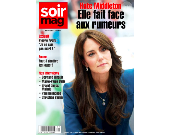 Couverture du magazine "Soir Mag" du mercredi 3 janvier 2024