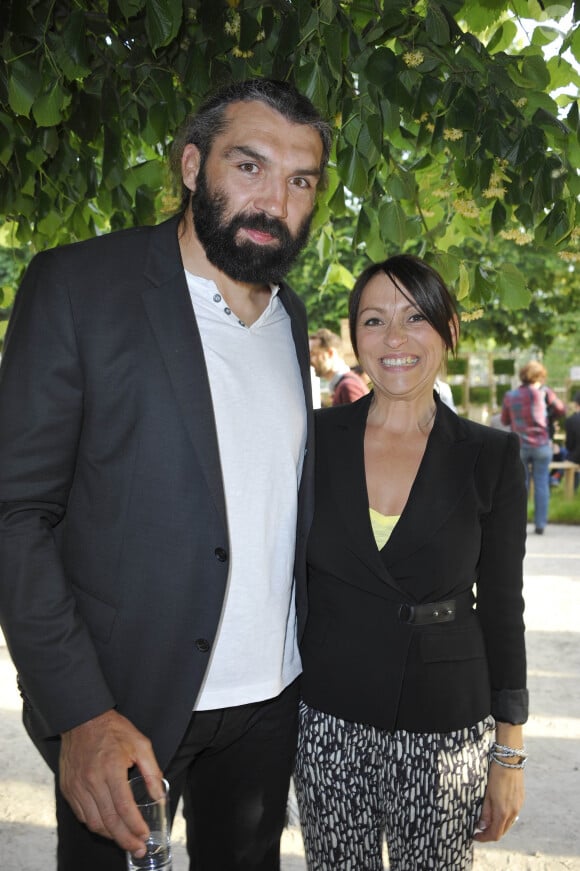 Sébastien Chabal semble très proche de sa fille de 18 ans
Archives - Sébastien Chabal et sa femme, Annick en 2012.