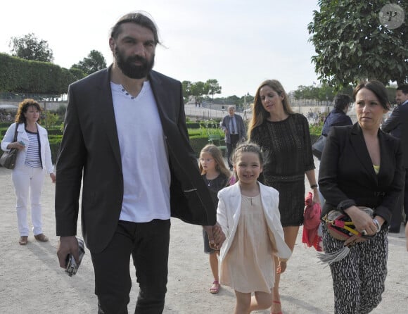 Archives - Sébastien Chabal, sa femme Annick et leur fille, Lily Rose en 2012.