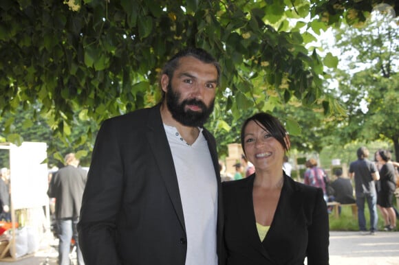 Archives - Sébastien Chabal et sa femme, Annick en 2012.