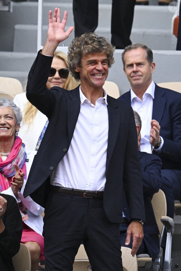 Gustavo Kuerten les tribunes lors des Internationaux de France de Tennis de Roland Garros 2022. Paris, le 5 juin 2022.