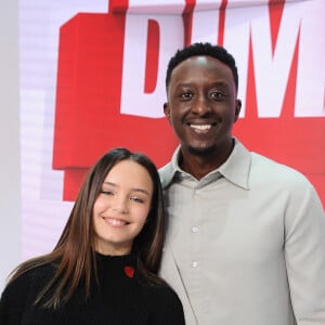 Exclusif - Mallory Wanecque et Ahmed Sylla - Enregistrement de l'émission Vivement Dimanche présentée par M.Drucker au Pavillon Gabriel à Paris le 9 janvier 2024. Diffusion sur France 3 le 14/01/2024.