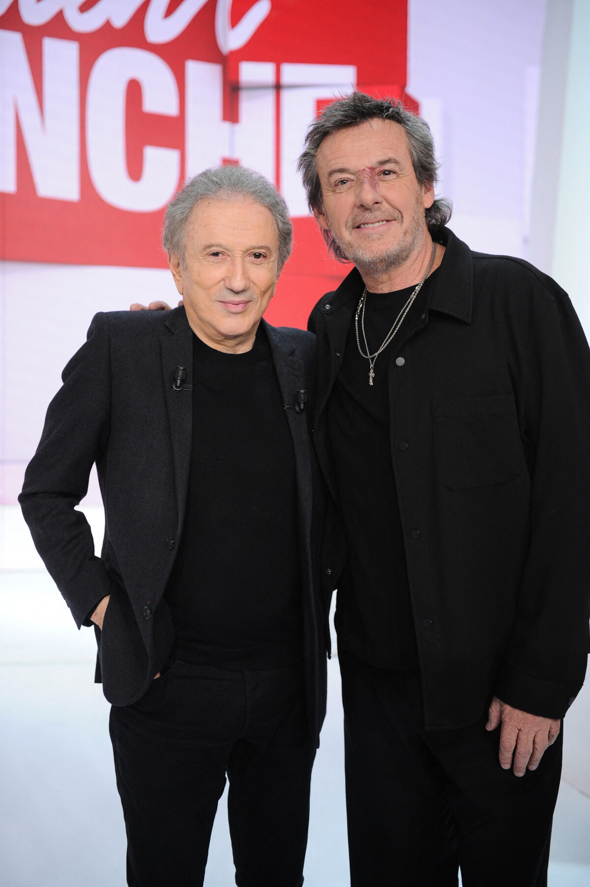 Photo Exclusif Michel Drucker Et Jean Luc Reichmann