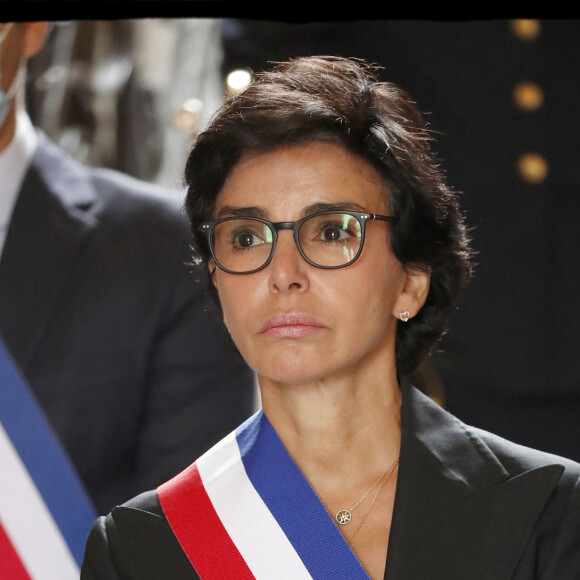 La maire du 7ème arrondissement de Paris a donc de nouvelles missions dans sa carrière politique
Exclusif - Rachida Dati - Cérémonie de commémoration du 76ème anniversaire de la libération de Paris à la Mairie du 7ème arrondissement de Paris, le 25 août 2020. © Alain Guizard/Bestimage