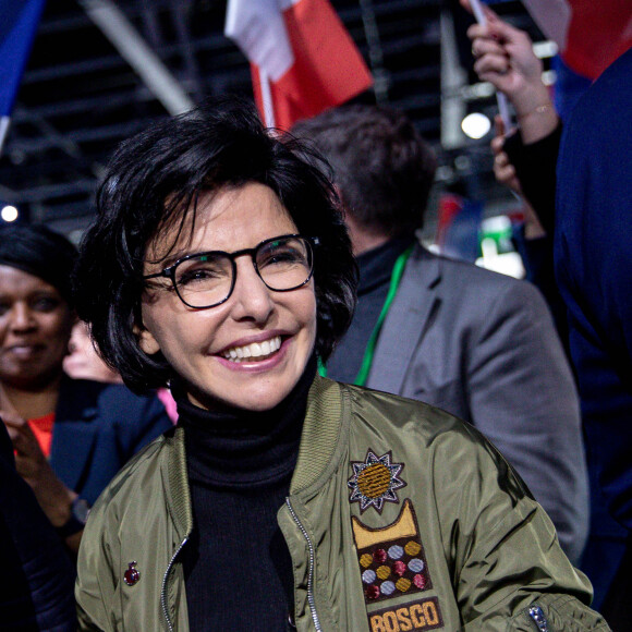 Les photos sont aussi rares que le caractère de Zohra est bien trempé ! 
Rachida Dati - Meeting de Valérie Pécresse, présidente de la région Île-de-France et candidate des Républicains (LR) pour la présidentielle 2022, Porte de Versailles à Paris, France, le 3 avril 2022. © Aurelien Morissard/Panoramic/Bestimage