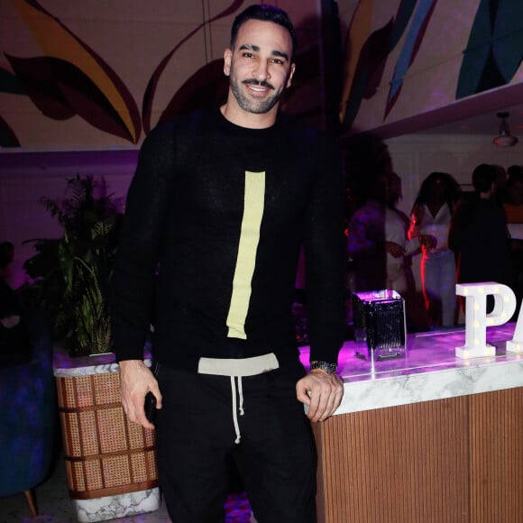 Exclusif - Adil Rami - Soirée "Patins" à l'hôtel Kimpton St-Honoré à Paris, France, le 11 janvier 2024.