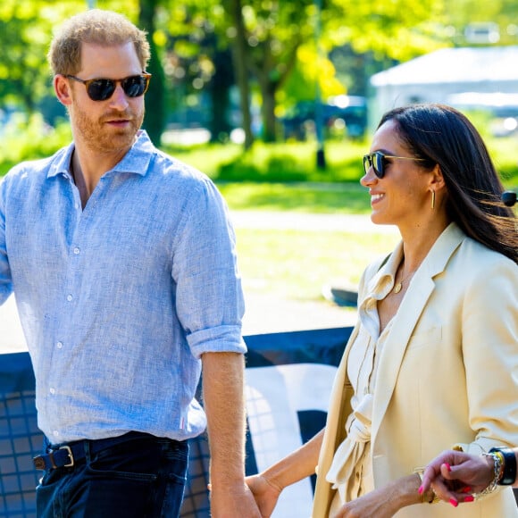 Prince Harry et Meghan Markle - Prince Harry et Meghan Markle, Invictus Games, Merkur-Spiel Arena à Düsseldorf, Jour 6.