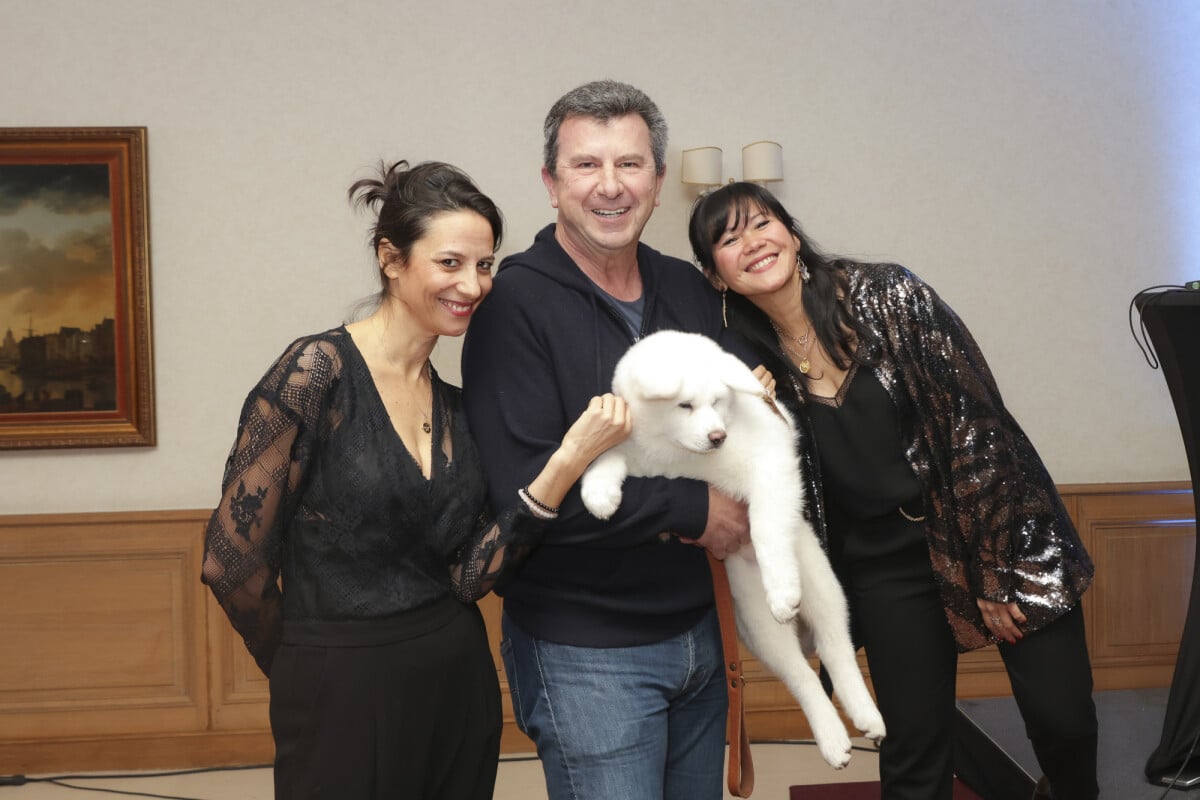 Photo Exclusif Christelle Gauzet, Pascal Bataille avec son chien