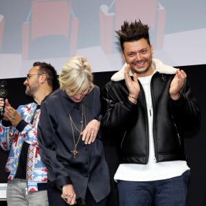 Chantal Ladesou, Kev Adams, Firmine Richard pour le film "Maison de Retraite 2" - Cérémonie d'ouverture du 27ème Festival International du Film de Comédie de l'Alpe d'Huez le 15 Janvier 2024. © Dominique Jacovides/Bestimage 