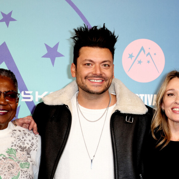 Firminine Richard, Kev Adams, Anne Marivin pour le film "Maison de Retraite 2" - Arrivées à la cérémonie d'ouverture du 27ème Festival International du Film de Comédie de l'Alpe d'Huez le 15 janvier 2024. © Dominique Jacovides/Bestimage 