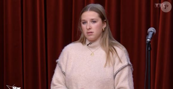 Héléna pendant son audition dans la "Star Academy", TF1