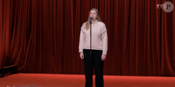 Héléna pendant son audition dans la "Star Academy", TF1