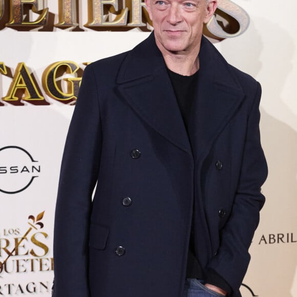 Vincent Cassel - Première du film "Les Trois Mousquetaires : D'Artagnan" à Madrid. Le 12 avril 2023 © Jack Abuin / Zuma Press / Bestimage