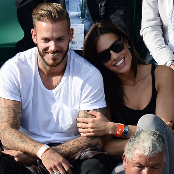 M. Pokora et Scarlett Baya à Roland Garros. Paris, le 2 juin 2014.