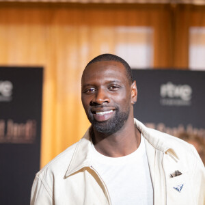 Omar Sy, lauréat du prix d'honneur 2023 - Conférence de presse avant le 67ème gala des "RNE Sant Jordi Film Awards" à Barcelone, le 25 avril 2023.