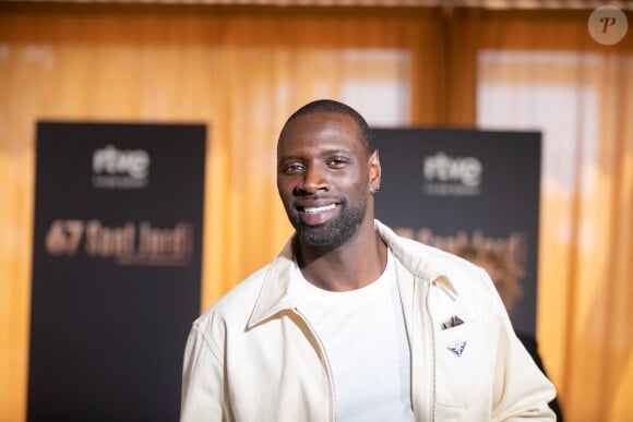 Omar Sy, lauréat du prix d'honneur 2023 - Conférence de presse avant le 67ème gala des "RNE Sant Jordi Film Awards" à Barcelone, le 25 avril 2023.