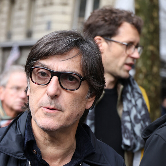 Yvan Attal - Marche pour la République et contre l'antisémitisme à Paris le 12 novembre 2023. © Denis Guignebourg / Bestimage