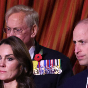 Catherine Kate Middleton, princesse de Galles, le prince William, prince de Galles - La famille royale assiste au Royal British Legion Festival of Remembrance au Royal Albert Hall à Londres le 11 novembre 2023. 