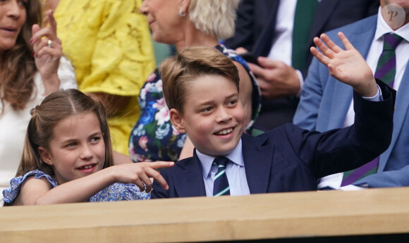 Charlotte et George à Wimbledon, en 2023