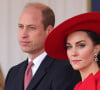 Ainsi qu'un autre en Lettonie, pas officiellement annoncé.
Le prince William, prince de Galles, et Catherine (Kate) Middleton, princesse de Galles, - Cérémonie de bienvenue du président de la Corée du Sud à Horse Guards Parade à Londres, le 21 novembre 2023. 